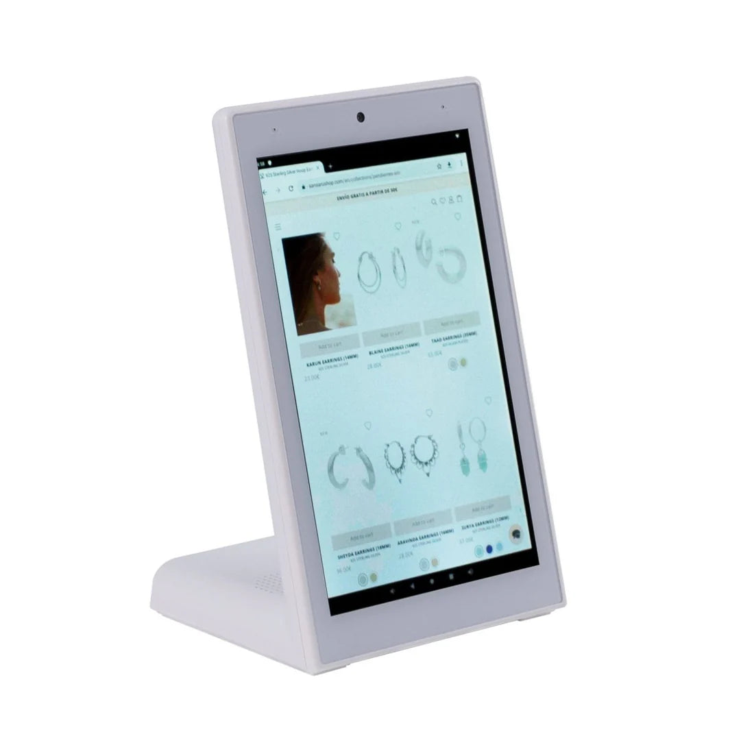 Interaktives 10,1″ Touch-Tischdisplay mit Kamera – Android 11