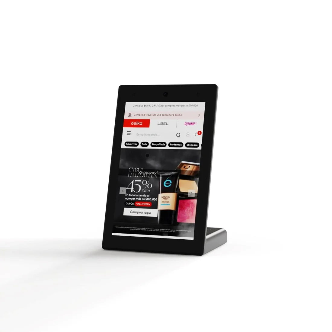 Interaktives 10,1″ Touch-Tischdisplay mit Kamera – Android 11