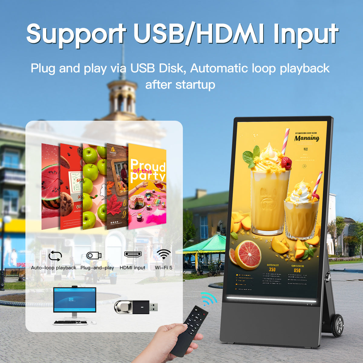 43" Outdoor Digital Display