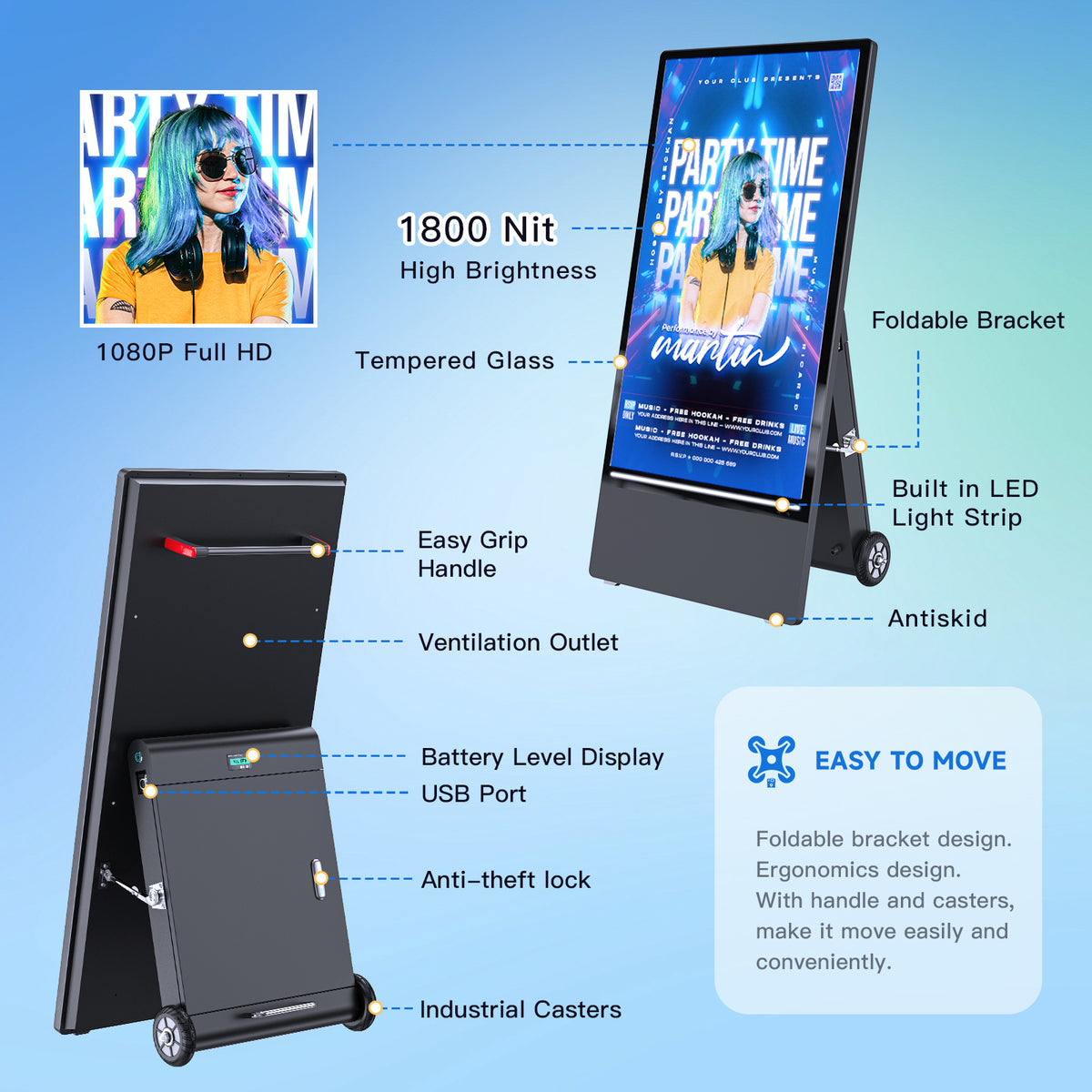 43" Outdoor Digital Display